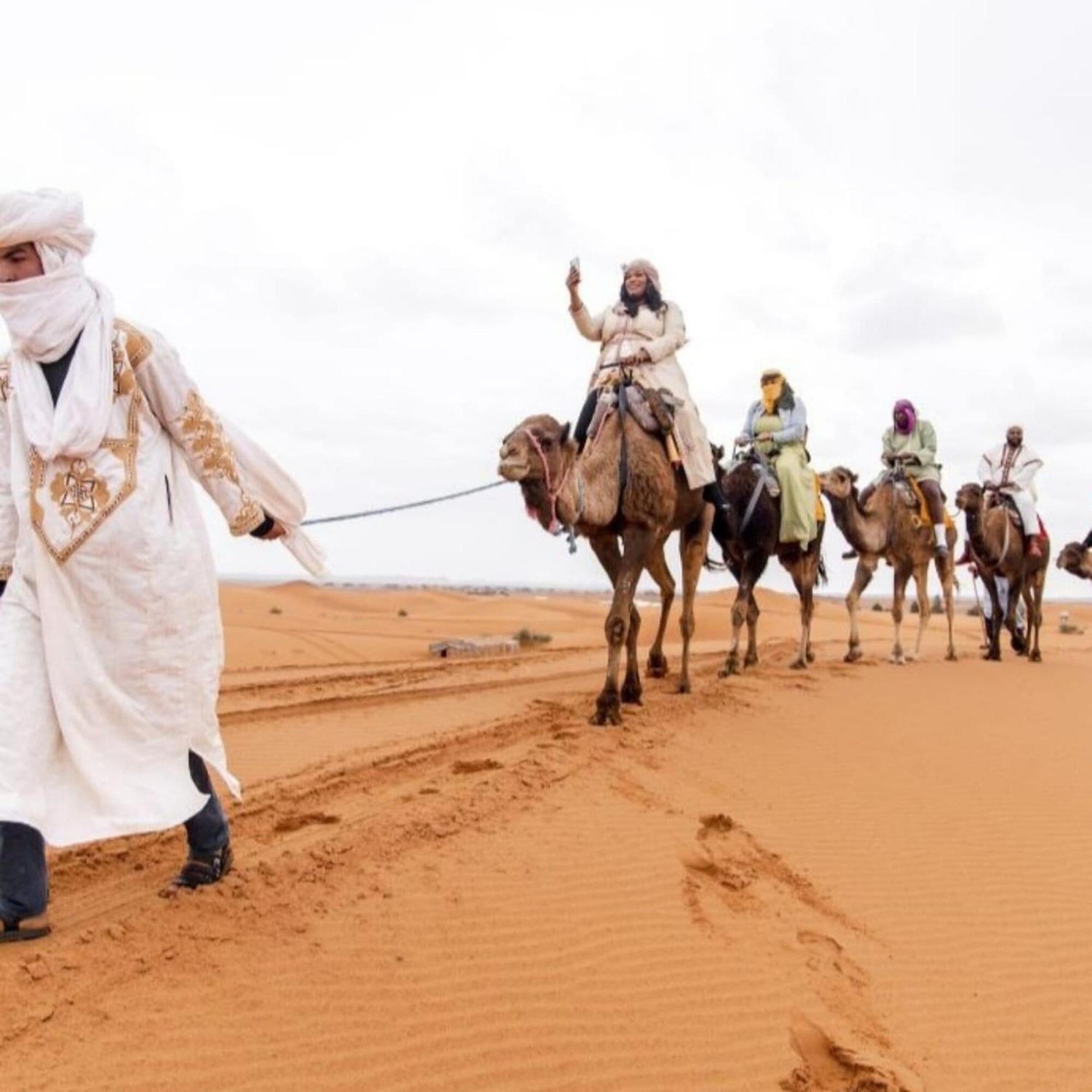 מלון מרזאוגה Unique Sahara Camp מראה חיצוני תמונה